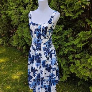 Blue Floral Dress